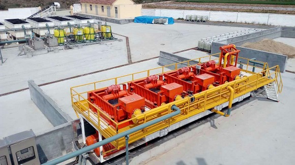 Dredge Dewatering System with PLC Control on Site