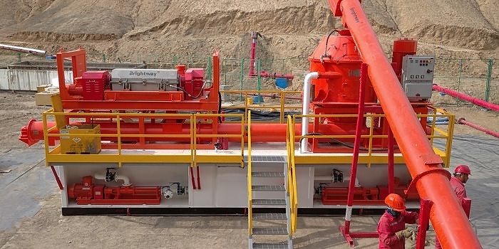 Delivery of drilling fluids waste management to Shandong